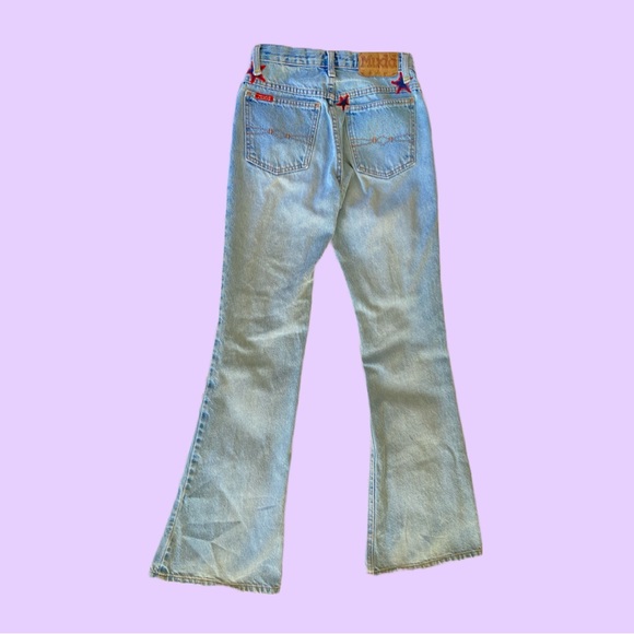 Vintage 90s / Y2K Mudd Flare Light Wash Denim Jeans 🔥 - Picture 6 of 6